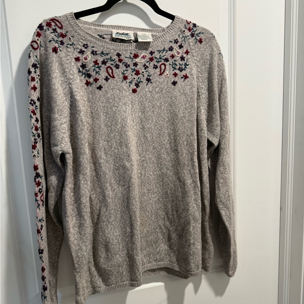 Vintage Embroidered Sweater
